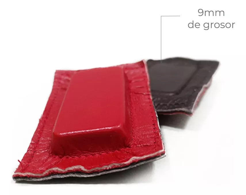 Par Imanes Ferrita 47x22x9 Dominó Forro Piel Biomagnetismo